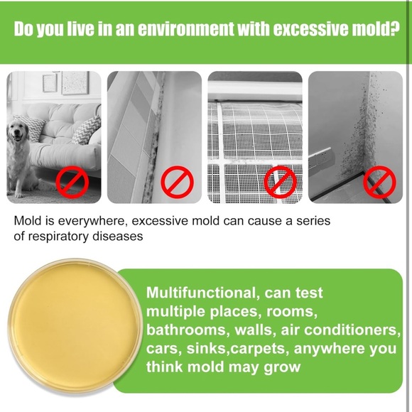 Mold Testing Kit with 12 Individual Tests - Picture 2 of 7
